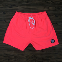Aisle summer sports shorts mens quick-drying beach pants large size swimming trunks loose pink casual three-pointers