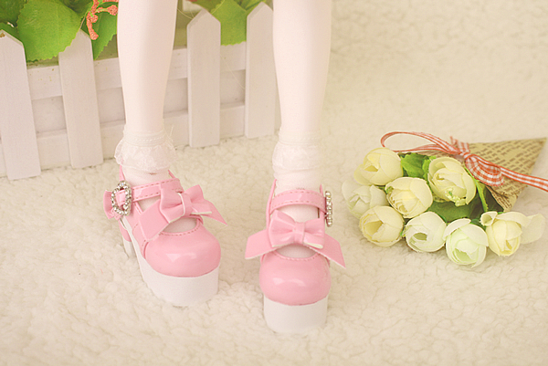 bjd sd doll 1 4 shoes pink heel thick shoes not only shoes