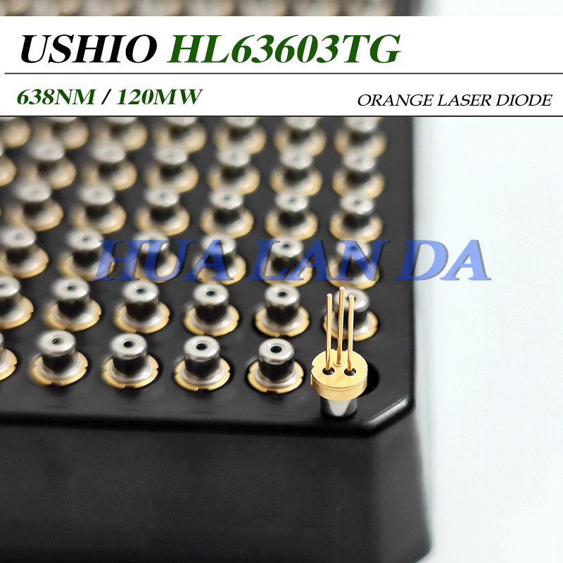 全新原装 USHIO日立 HL63603TG 638nm120mW 红光激光二极管 3.8mm