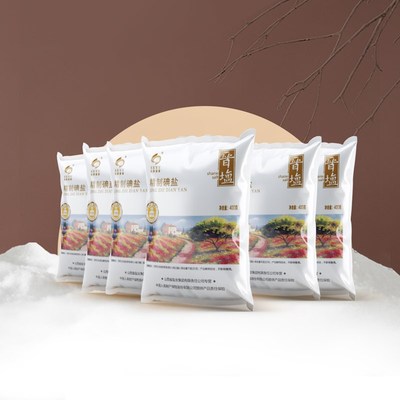 【400g*6袋】晋盐加碘食用盐