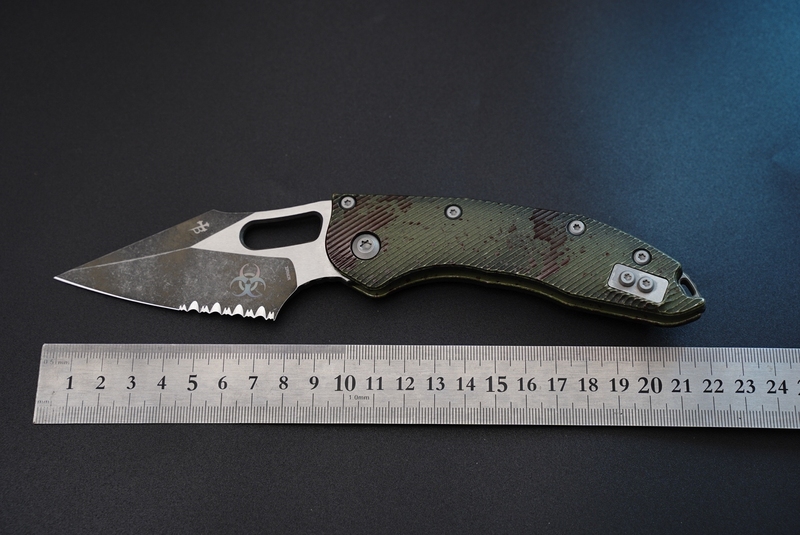 Authentic In-Stock American Microtech Stitch Zombie Edition M390 Blade Material Aluminum Handle Outdoor Folding Knife Authentic In-Stock American Microtech Stitch Zombie Edition M390 Blade Material Aluminum Handle Outdoor Folding Knife