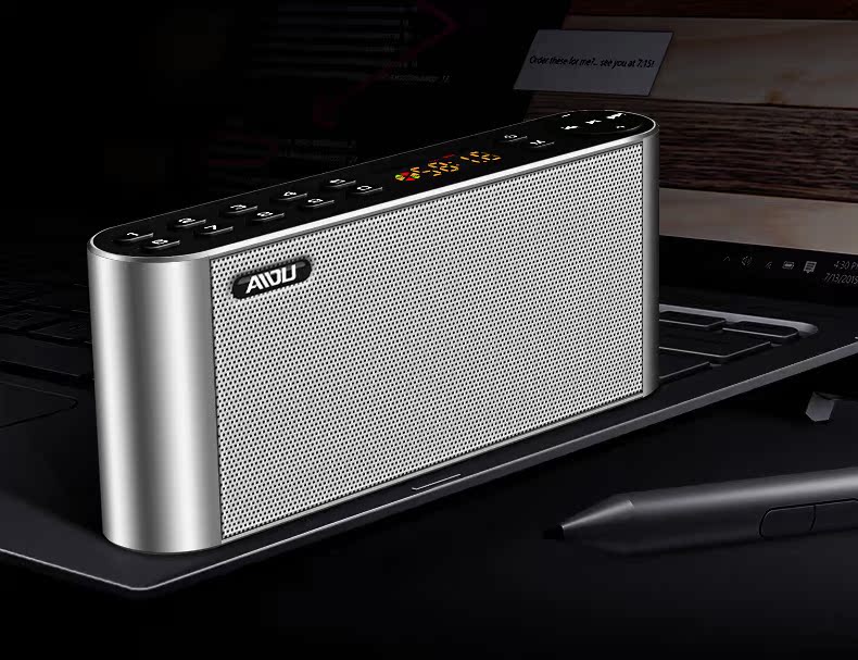 hộp phát wifi Old man mới radio di động đa chức năng sạc loa nhỏ máy nghe nhạc kỹ thuật số cũ âm thanh một - Trình phát TV thông minh cục wifi