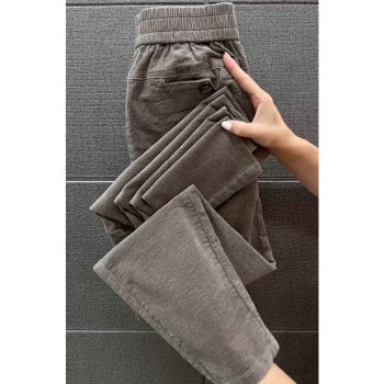 Women's new autumn and winter thickened corduroy straight casual pants Women's new autumn and winter thickened corduroy straight casual pants