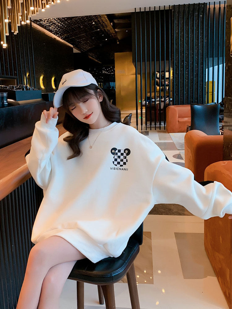 Trendy Girl Thick T-Shirt Spring Autumn 2022 New Children's Clothing Online Red Children Clothes Foreign Pie Big Boy Spring Dress Blouse Girl