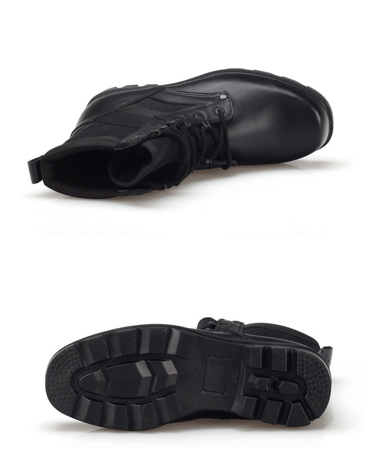 Bottes militaires en cuir - choc - Ref 1396963 Image 17