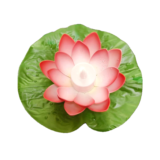 LED电子荷花灯七彩变色水灯莲花许愿灯工厂直发古风舞蹈演出古装