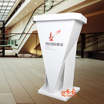 Acrylic podium multimedia podium conference Chair lecture desk fashion reception desk