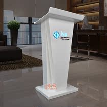 Customized Acrylic Parking Table Beside Bar ktv Club Hotel Entertainment White nightclub Light Station