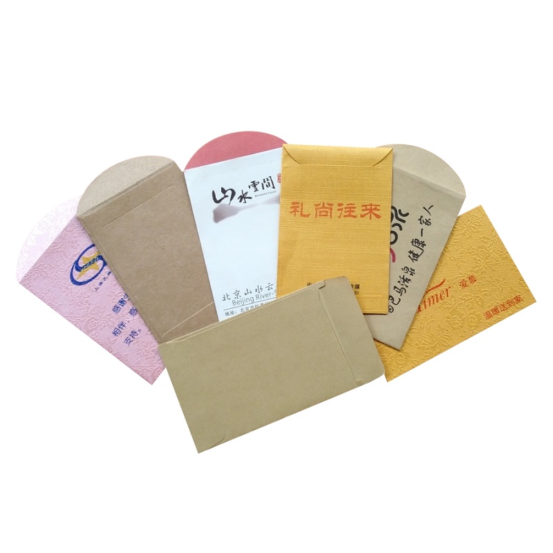 Factory produces gift card small paper bag kraft paper card cover bag business card card blank envelope bag seeds 500