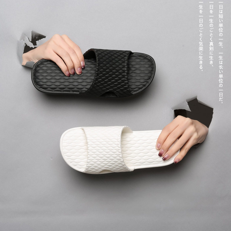 Home Indoor Slippers Eva Non-slip Soft Bottom Couple men and women Four Seasons Bathroom Bath cool Drag Summer 100 hitch