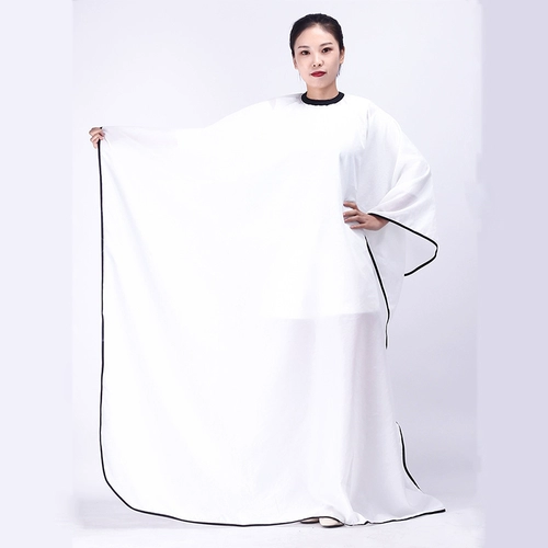 Длинная высококлассная антистатическая электрическая накидка, парикмахерский фартук для стрижки волос, делается под заказ, с печатью вашего логотипа