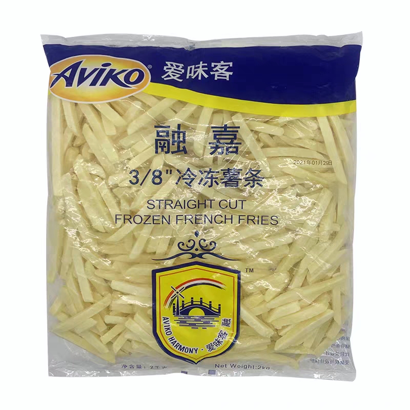 Love Taste guests 3 8 coarse frozen fries 2kg sacks 1 4 thaw Chia Thickness Fries Snowagawa West Restaurant Raw Materials