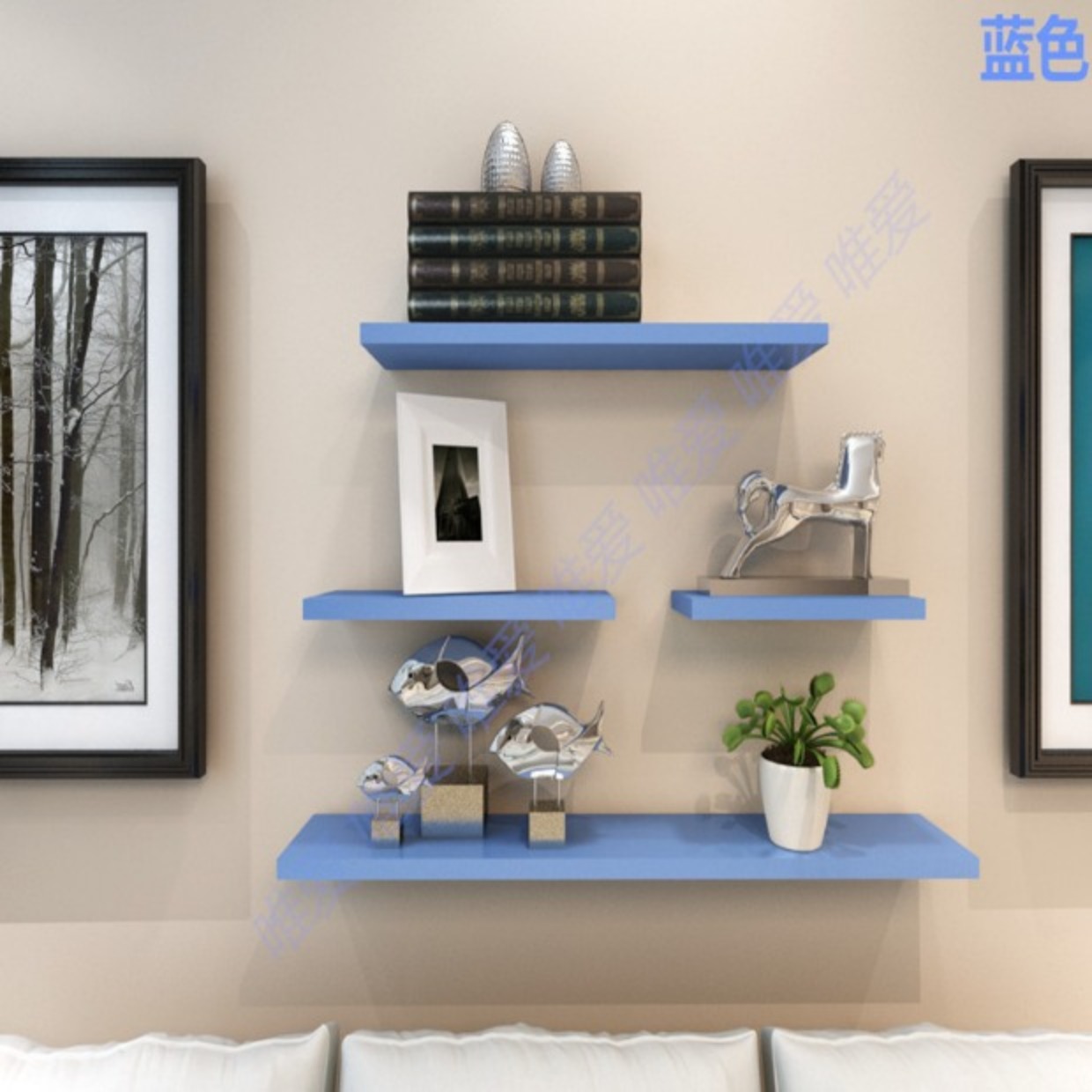 Kệ treo tường từ vách ngăn kệ treo tường giá treo tường trang trí kệ tường kệ - Kệ giá đựng sách