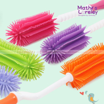 South Korea Imported Baby Silicone Milk Bottle Brush 360 Degrees Screwup Transition Baby Water Bottle Cleaning Brush Kettle Water Cup Brush