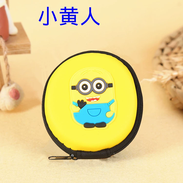 Mini phim hoạt hình tai nghe túi sạc lưu trữ kỹ thuật số gói hoàn thiện sáng tạo thay đổi dòng dữ liệu gói tai nghe - Lưu trữ cho sản phẩm kỹ thuật số túi đựng tai nghe bluetooth