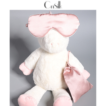  Cnsilk 100%mulberry silk filled childrens silk eye mask Shading breathable sleep toddler eye mask