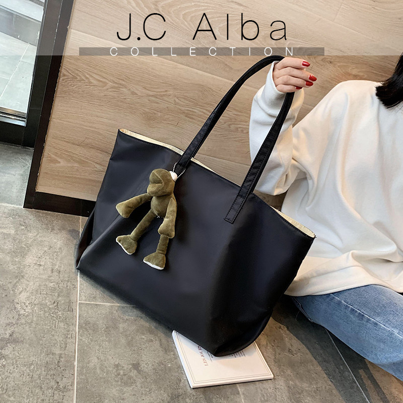 Tide brand ins super fire one-shoulder canvas special bag bag women's large capacity handheld 2022 new Korean version of the versatile fashion