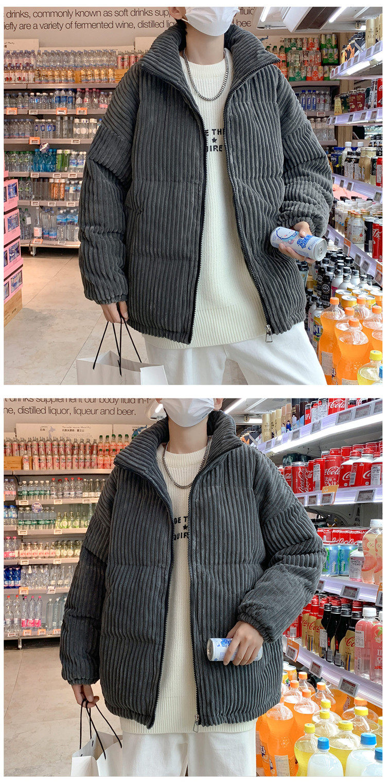 Дизайнерский вельветовый демисезонный модный пуховик Others / Other 