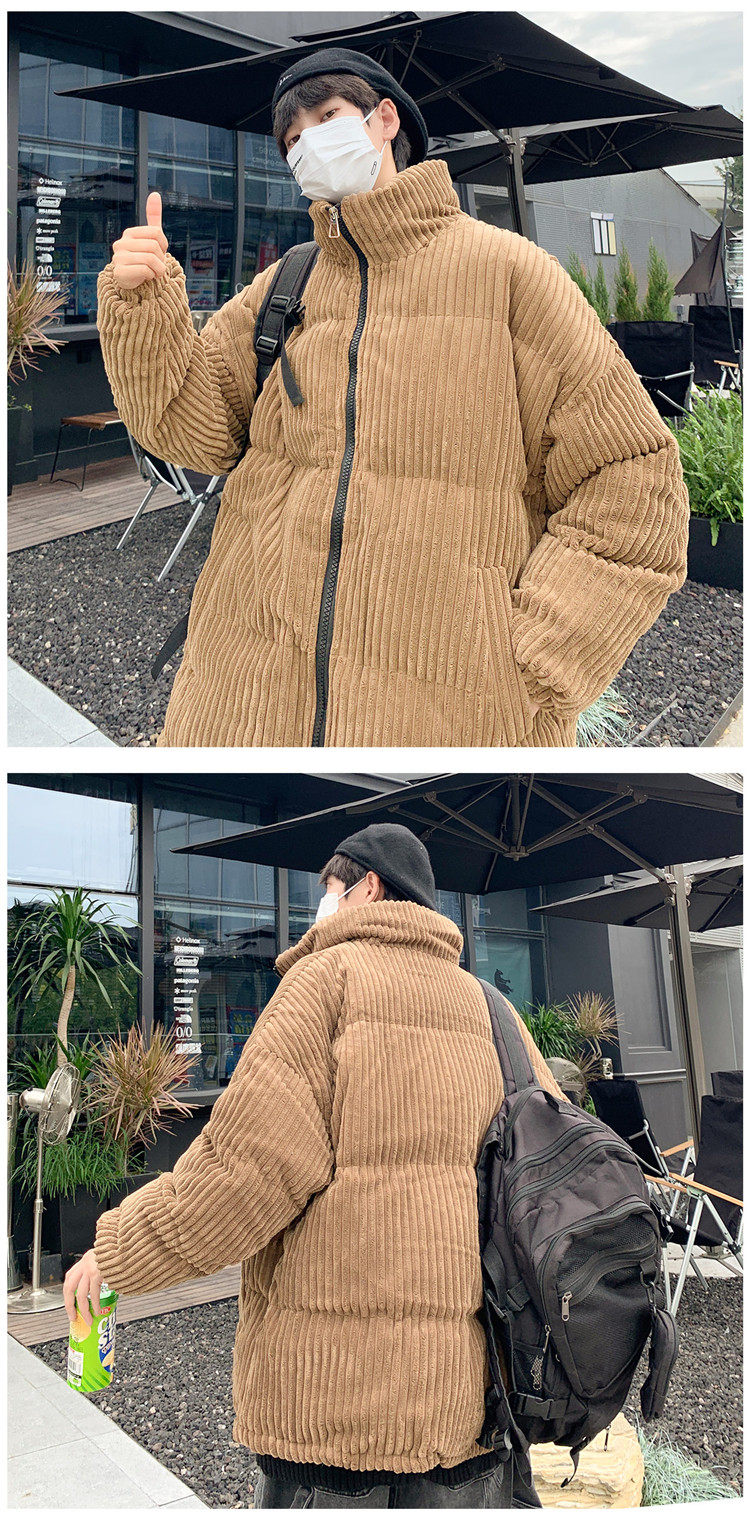 Дизайнерский вельветовый демисезонный модный пуховик Others / Other 