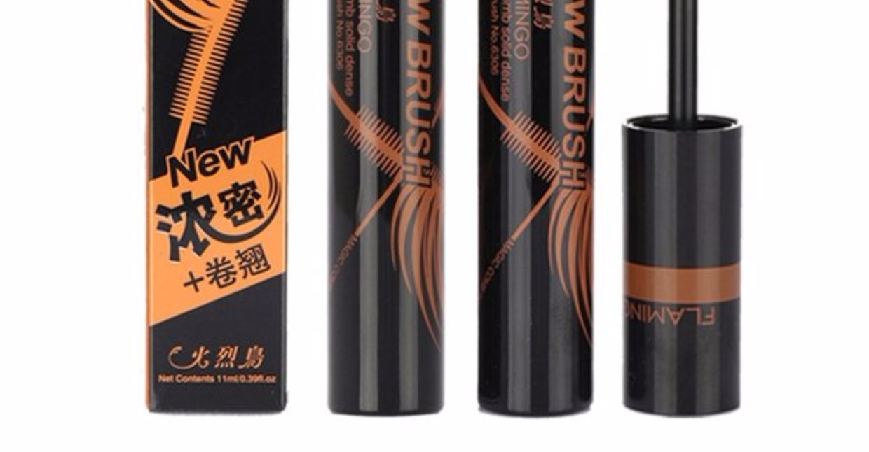 Xác thực mascara flamingo ma thuật kết hợp âm thanh nổi ma thuật dài dày uốn cong không thấm nước không mã hóa lâu - Kem Mascara / Revitalash masscara kiss me