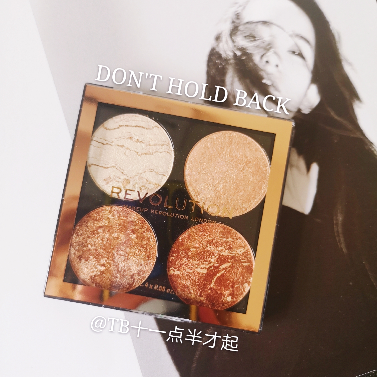 Spot Makeup Revolution CheeK kit bốn màu đá cẩm thạch có độ bóng cao, khả năng sửa chữa - Blush / Cochineal má hồng too faced