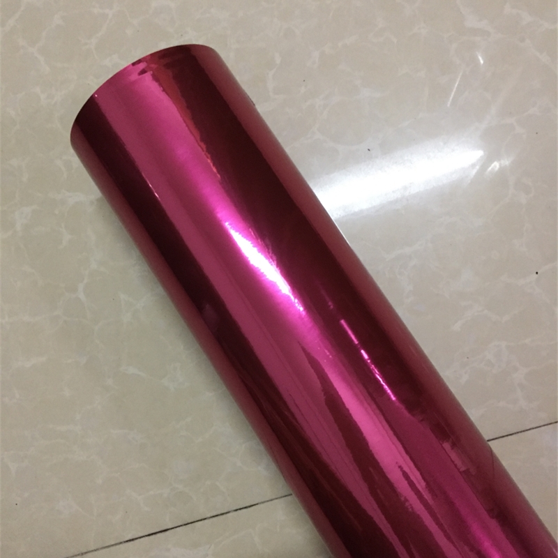 Car rescheduling film Plated Red Cling Film After mirror ice red adhesive film Abroad red body sticker flashpoint film