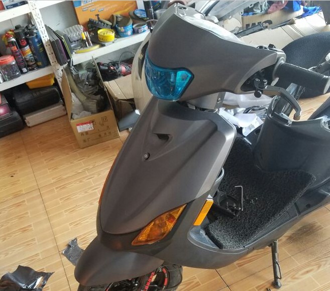 Combat Speed Ghost Fire Locomotive Ice Film Retrofit Sticker Small Tortoise King Electric Car Shell Scratch-film Change Color waterproof