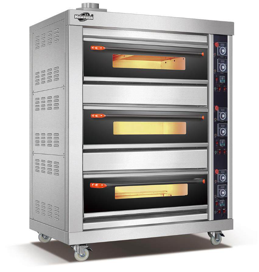 Oven Commercial Baked Peels Electric Hot Large Large Capacity Three Layers Six Pan Electric Oven Bread Cake Mooncake Pizza