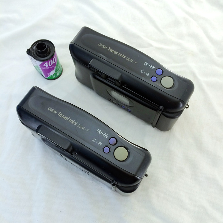 Fuji Cardia Mini Dual-P 135 film retro wide-format side-axis PS portable camera