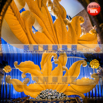 Factory direct European wedding booth door pavilion Foam sculpture Wedding stage set props Feather letter customization