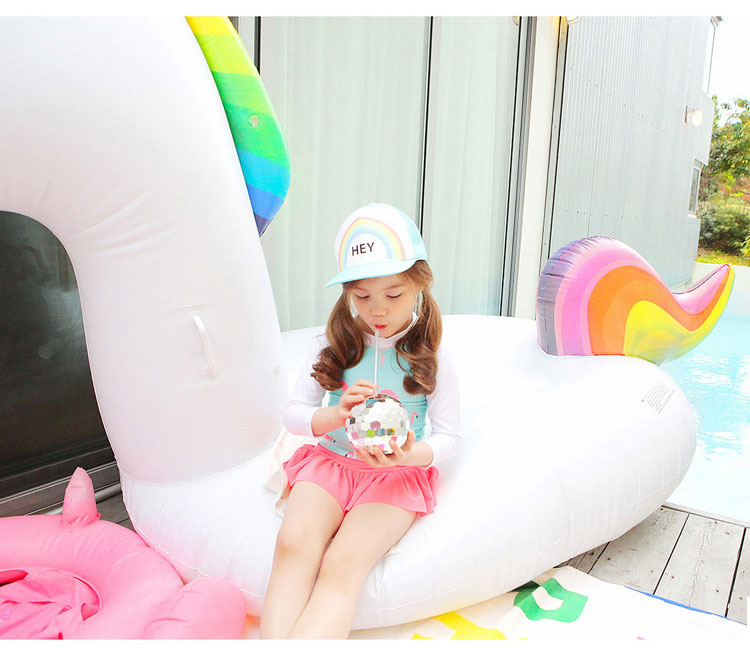 Thời gian có hạn dành cho trẻ em đặc biệt là đồ bơi trẻ em gái trung và váy trẻ em nhỏ chia tay áo chống nắng dài cho bé gái bộ bơi trẻ em