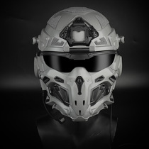 W Assault Tactical Helmets Built-in Newsletter Headphones Anti-Fog Fan Replaceable Lens Military Fans Gear