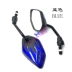 Xe máy điện chiếu hậu gương yadi gương loại lửa ngược gương gương chủ đề 10MM gương xe máy tí hon Xe máy lại gương
