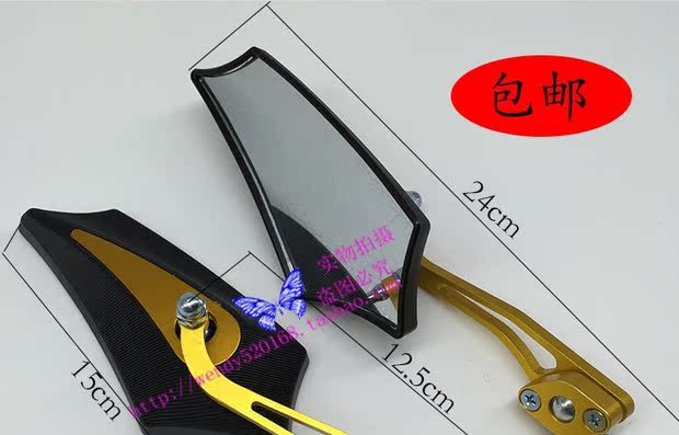 Gương chiếu hậu xe máy 125 Gương chiếu hậu công chúa Wuyang Honda Gương chiếu hậu sửa đổi RSZ JOG - Xe máy lại gương gương xe máy nhỏ vuông
