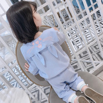 Girl Autumn Clothing New Internet Red Female Baby Suit 2 Princess Yangqi 3 years old Childrens spring and autumn clothes Children Two sets