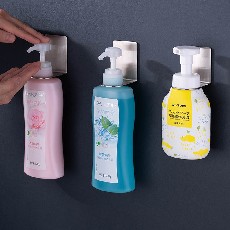 Dressing room Bath Lotion Shelve BATHROOM HUNG SHAMPOO RACK FREE HAND WASH LIQUID RACK FREE TO PUNCH AND HANG BOTTLE RACK