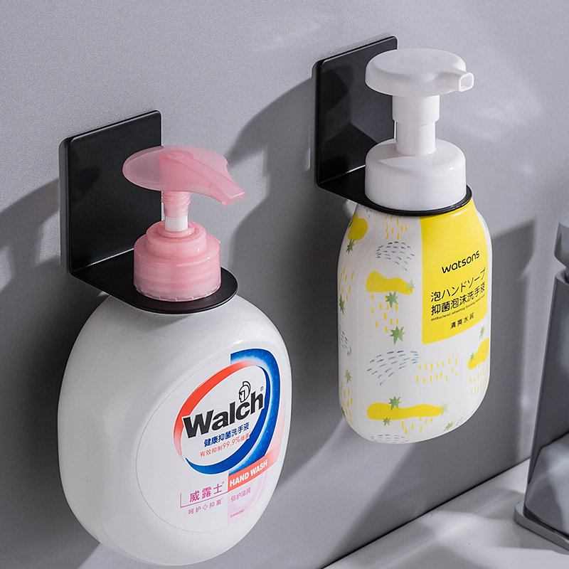 Powder room shower gel rack hand sanitizer rack free punch bottle rack bathroom hanging shampoo rack free punch