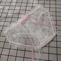 Panties Girl lace girls day department transparent mesh yarn Butterfly knot ultra-thin Fire Spicy Passion Seductive Cotton Crotch