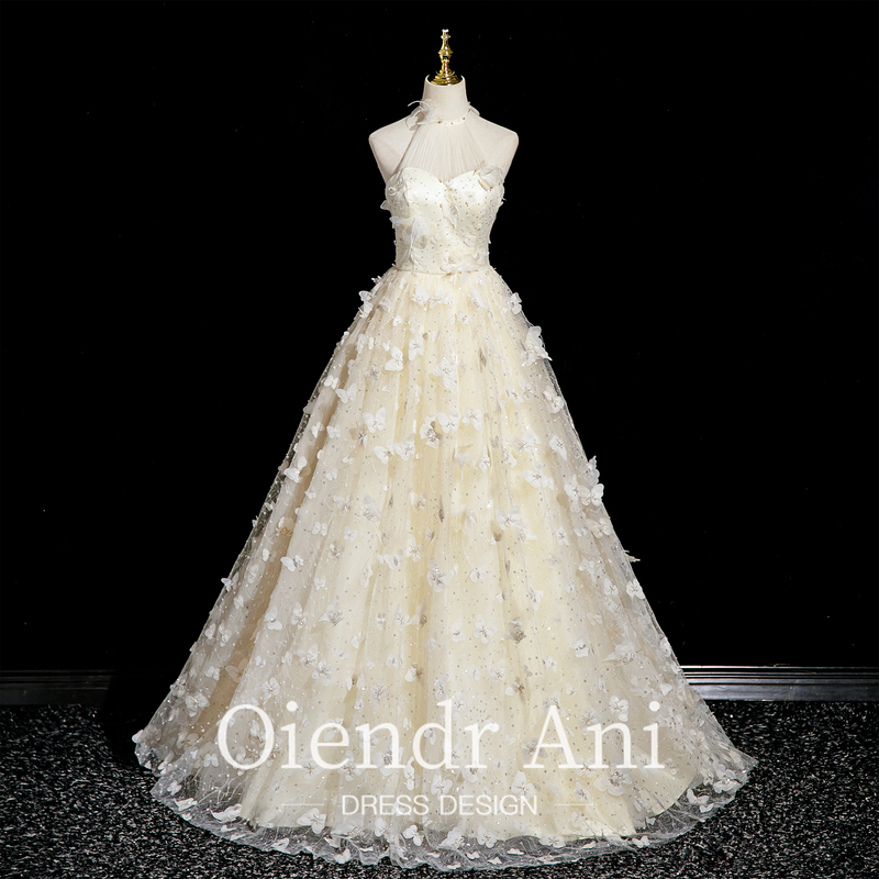 Oiedrani Art Exam Graduation Engagement Coming-Of-Age Ceremony Light Evening Dress for Girls 18-Year-Old Female High School Student Host
