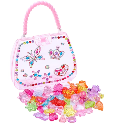 Пластиковая акриловая разноцветная игрушка для мальчиков, с драгоценным камнем