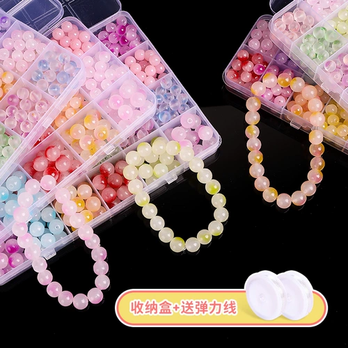 Детский браслет из бусин, четки бодхи, бусины, браслет из бисера ручной работы