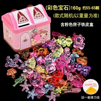 Розовый домик, с драгоценным камнем, 160G