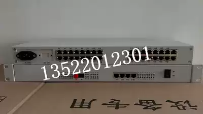 Rack-Type 24-way telephone optical transceiver 24-way PCM voice-to-fiber can be added to the network