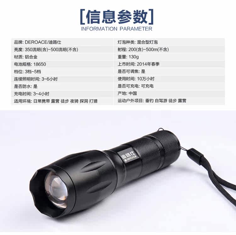 Eclairage pour vélo DEROACE - phare - Ref 2398022 Image 14