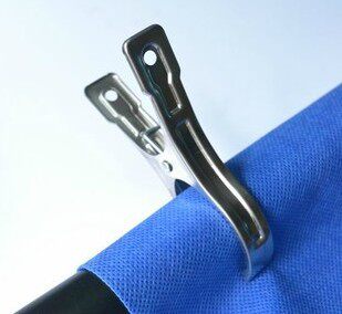 Wedding props Stainless steel background clip table clip large clip Gauze curtain clip Xiting cloth