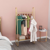 Nordic ins bedroom floor hanger Light luxury hanging bag rack Simple household hanging clothes rack Modern coat rack