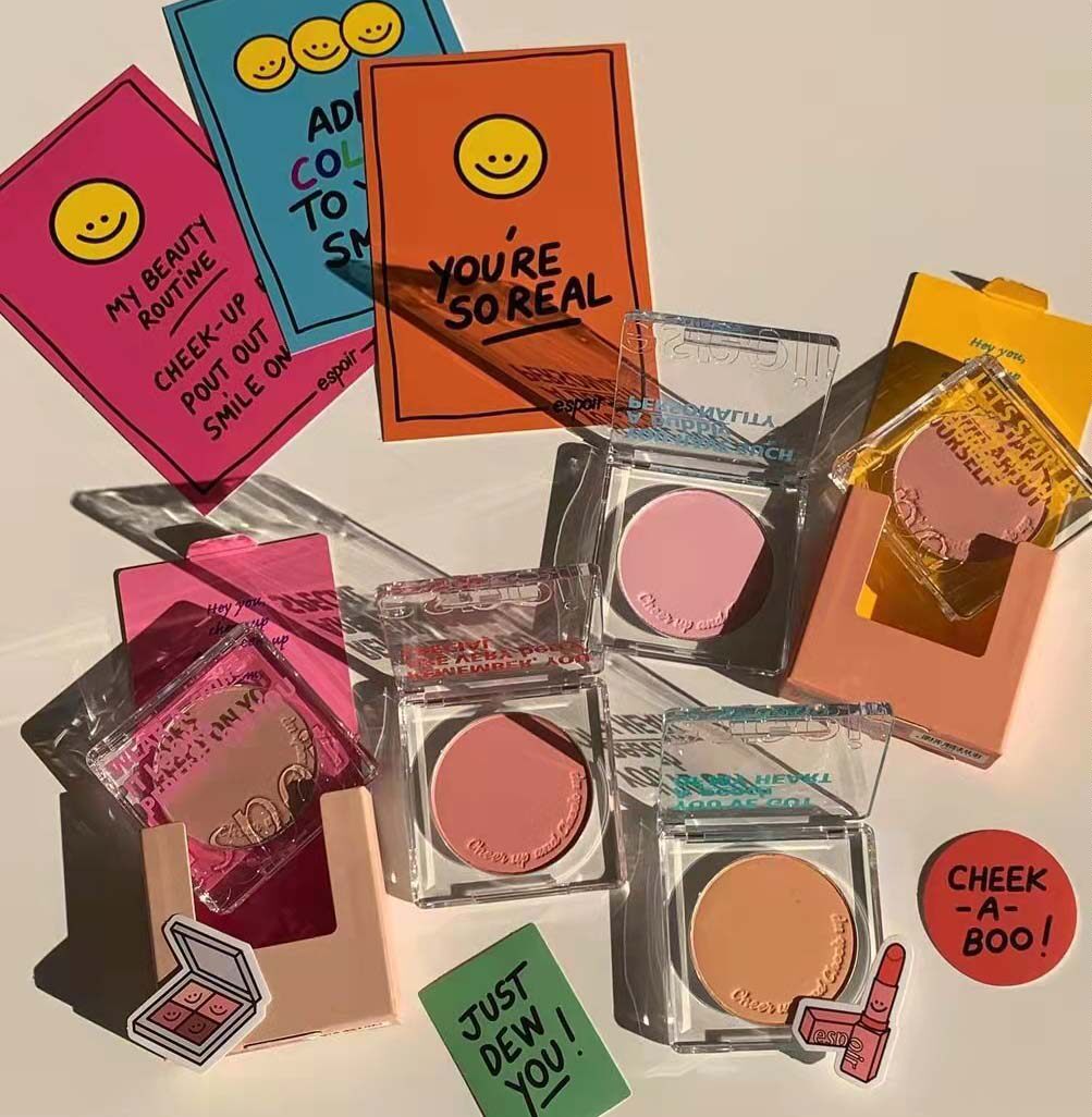 Korea espoir Esper monochrome blush Real cheek up powder tender velvet matte milk non-flying powder