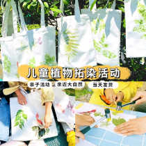 Plant knock-dye material package dried flowers diy kindergarten childrens rubbing tools leaves tie-dye Fathers Day gift