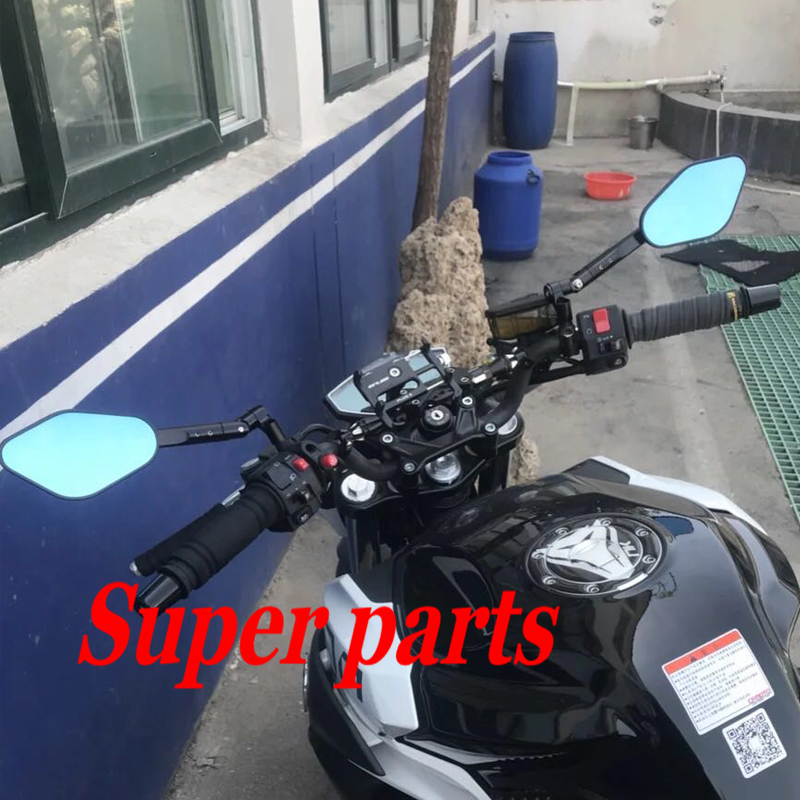 Xe máy Honda CB400 / VTEC Hornet CB600 CB919 Gương chiếu hậu sửa đổi Gương chiếu hậu gương xe máy vuông