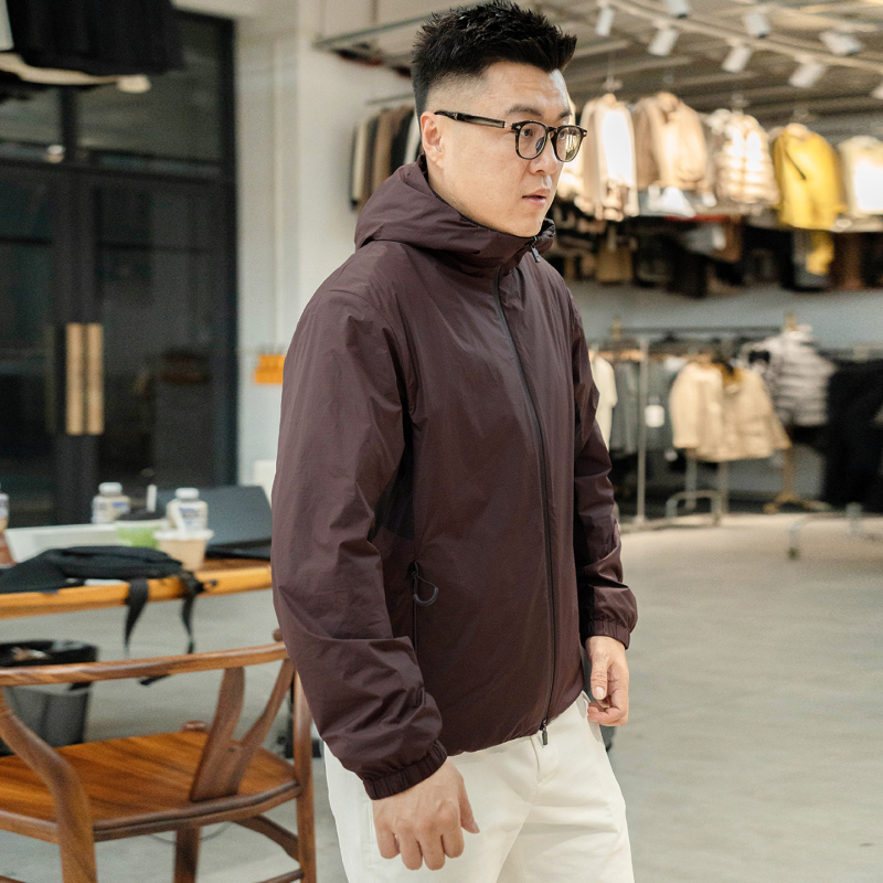 【250105046】Extremely Lightweight Octa Lightweight Thin Fleece Cotton Coat Outdoor Hooded Warm Casual Jacket for Men